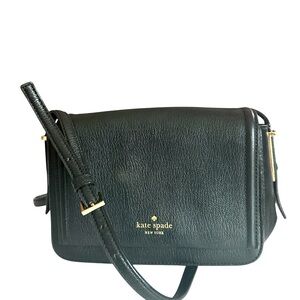 Kate Spade Leather Black Cross Body Handbag/Purse